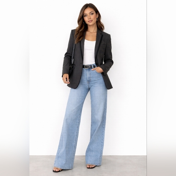 The Original Ben Sherman  Women's Formal Wool Blend Single-Breasted Jacket Large - Picture 2 of 14